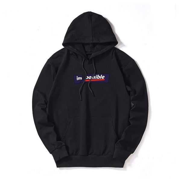 

men women designer hoodies 2019 brand thin solid colors hoodies sweater with long sleeve mens luxury clothing, Black