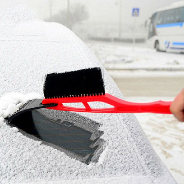 

car winter deicing defrost sturdy nylon brush shovel ice snow removal scraper