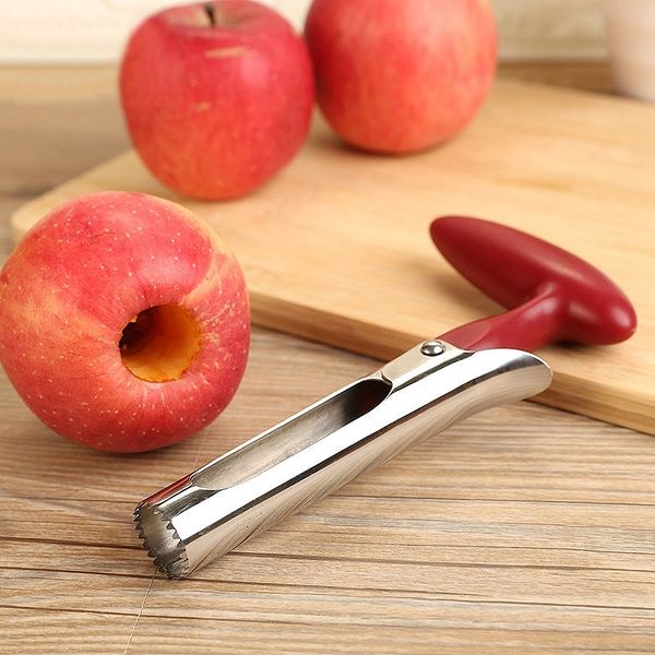 

нержавеющая сталь кухни gadget tool fruit сеялка ядро remover плодовые инструменты овоща яблоко груша бур easy twist фрукты овощи инструмент