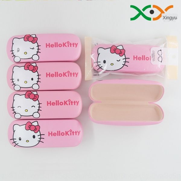 

hellokitty high-end myopia case case myopia cute cartoon glasses box frame glasses box 6715