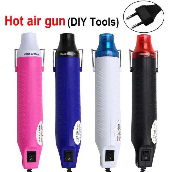 

new 220v/300w diy heat gun electric power tool air gun temperature supporting seat shrink plastic diy tool dropshipping
