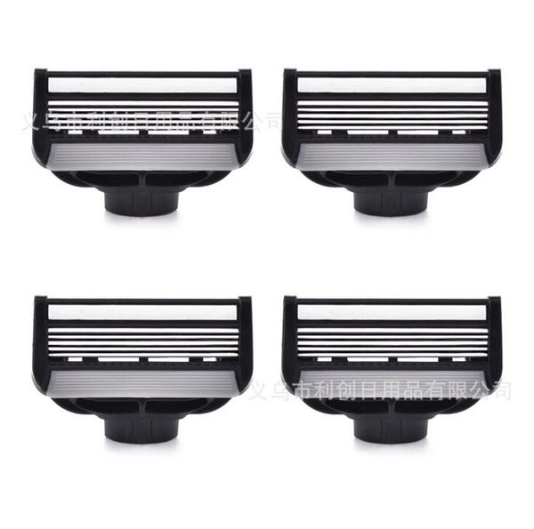 

фондовый пятислойный бритвенный клинок мужчины безопасный синий бритвенный станок 3 лезвия бритвы стандартный закрыть гладкую кожу триммер в