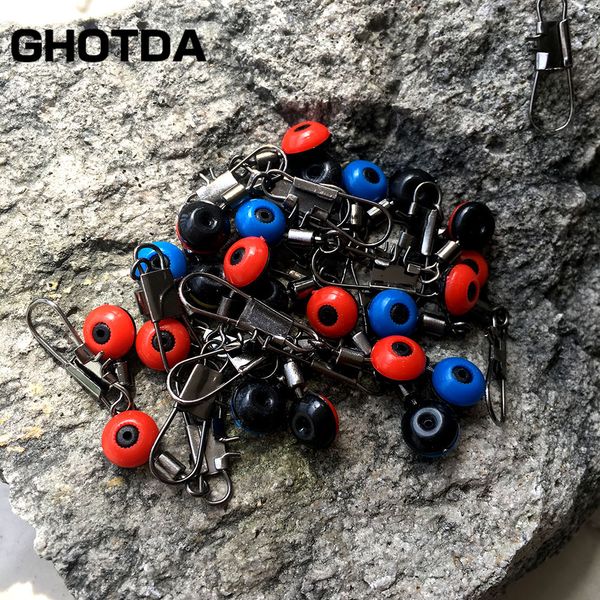 

50pcs fishing float bobber s space beans connectors sea saltwater tools