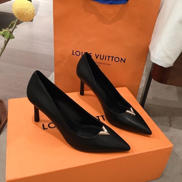 

new style luxury ladies high heels party dance wedding shoes sandals slippers triple fashion designer shoes vintage women's shoes, Black