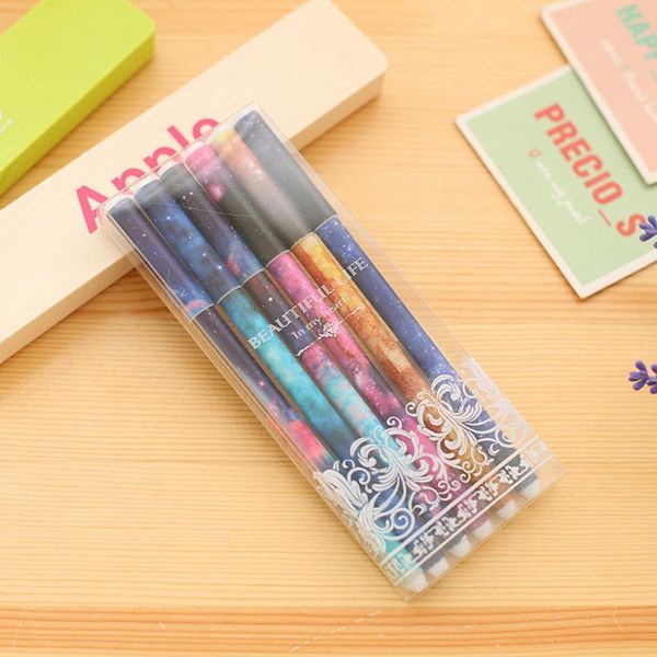 

cute cartoon print ballpoint pen gel home, pen home office school stationery multicolor, black