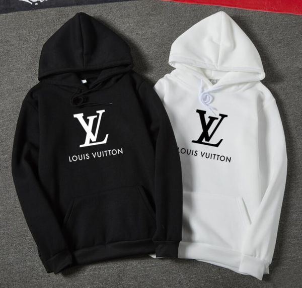 

new fashion women men hoodies fleece jacket students sweatshirts pullover luxury design clothes casual hooded warm coat #815, Black