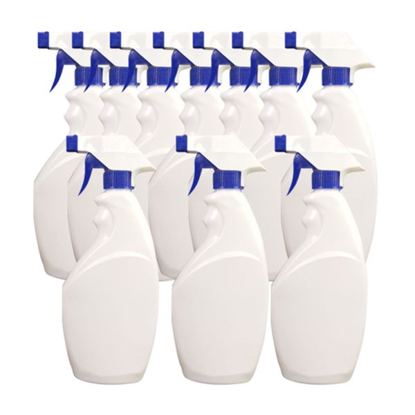 

10x large 500 ml spray bottle for home cleaning solutions white gardening tool