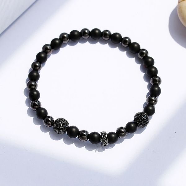 

euroamerican crossborder chao brand accessories wih selling hand bead natural grinded stone bracelet elastic adjustable handwear, Golden;silver