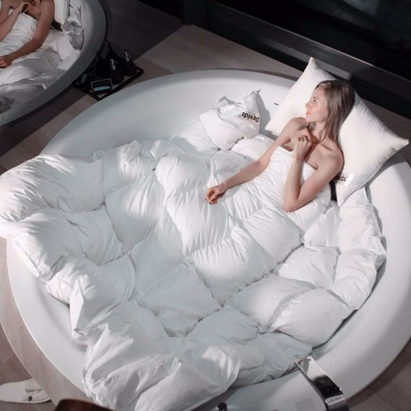 

luxury 98% duck down comforter cotton cover quilt queen size duvet bedclothes set gorgeous grade worldwide l bedding