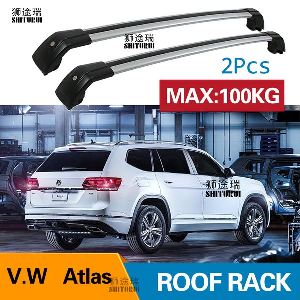 

roof rack rail (cross beam) for volkwagen atlas 2016-2018 thicken aluminum alloy, iso9001 quality,in china