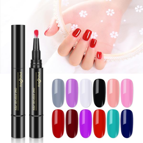 

12 colors convenient uv nail art gel gel nail varnish pen glitter soak off polish glue long lasting0 new mkxj