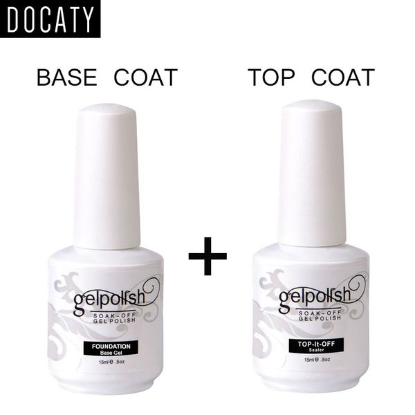 

docaty 15ml sealing shining coat gel long-lasting nail polish transparent semi soak off uv gel varnish lacquer nail art, Red;pink