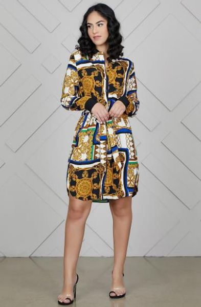 

womens designer sashes print dresses luxury formal mini shirt dresses casual slim fit dresses fashion womens clothing, Black;gray