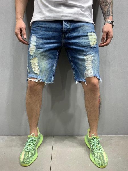 

blue denim men's denim shorts