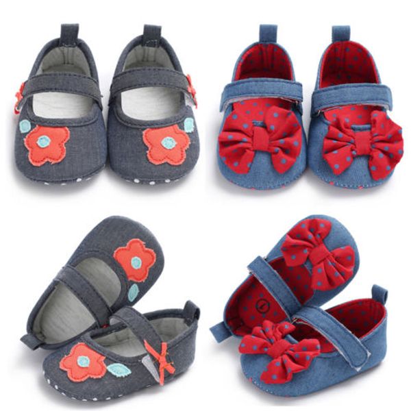 

Baby Shoes Newborn Boys Girl Crib Slip On Soft Sole Sports Shoes 0-18M, Black