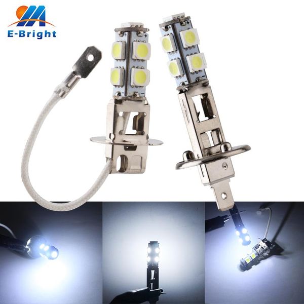 

2pcs 12v h1 h3 9 smd led 110lm 8000k car headlights fog lamps auto bulbs lamp fog lights white bulbs car styling