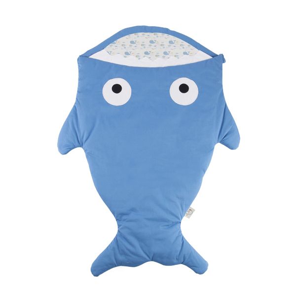 

insular shark baby sleeping bag with baby pillow