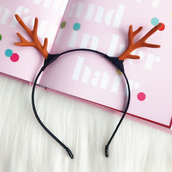 

wynlzq christmas headband cute reindeer horns women girls elk antlers hair cosplay woman natal navidad 2019 new year decoration