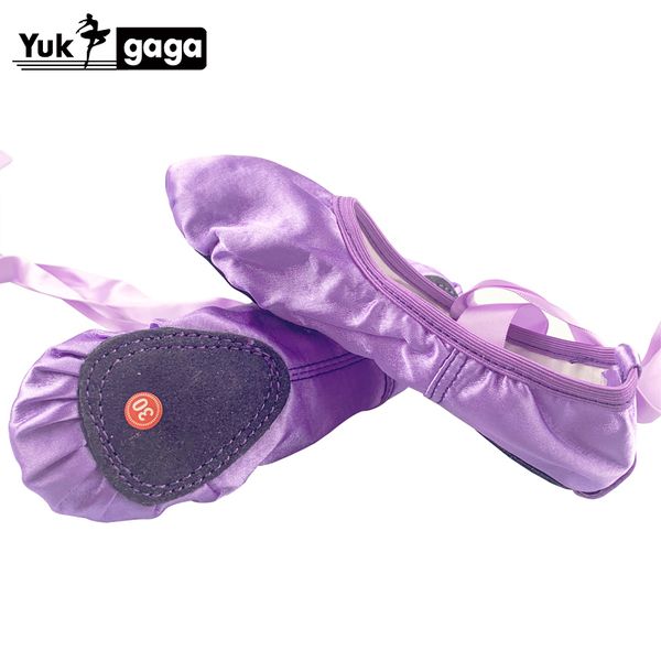 

yoga slippers teacher gym indoor exercise silk pink/red/gold/nude/purple ballet dance shoes children kids girls womanem