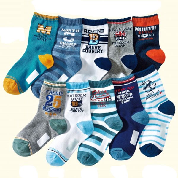 

10 pairs/lot children 4-12 years kids socks cartoon cotton child boys socks high quality, Pink;yellow