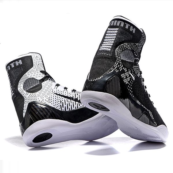 

mamba day  ix mens high weaving bhm/easter/christmas sale 9s men basketball shoes, Black