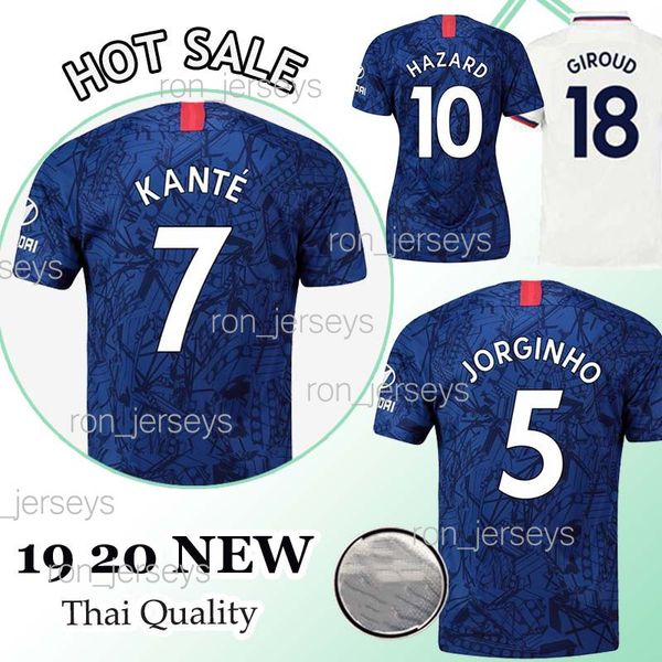 

Thail KANTE LAMPARD ODOI JORGINHO PULISIC CHEEK soccer jersey 2019 2020 GIROUD Camiseta de football kits shirt 19 20 maillot camisetas