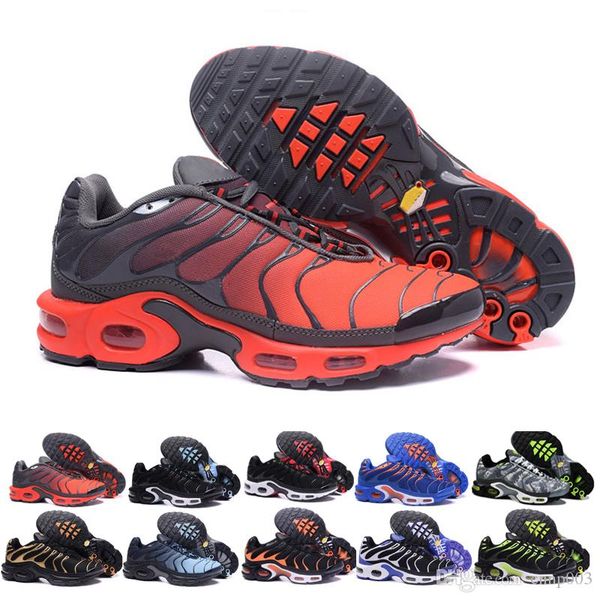 

new arrivals chaussure tn plus running shoes 2018 tn men outdoor run shoes black white trainers hiking sports athletic sneakers eur40-45