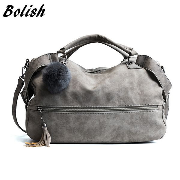 

bolish scrub плечо сумка для женщин женского мода fur ball даст кисточку lady vintage кисточка crossbody сумка девушка причинна сумка