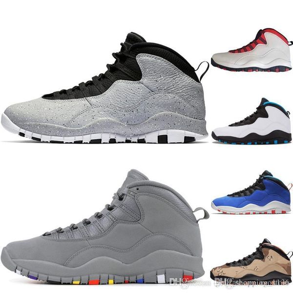 

designer 10 men basketball shoes tinker cement 10s mens shoes cool grey i'm back powder blue trainers sports sneakers