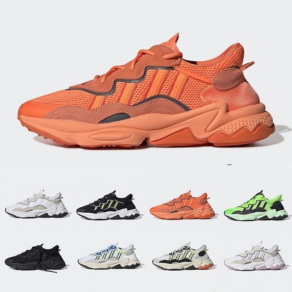 

2020 bold orange pride xeno ozweego for men women casual shoes neon green solar yellow halloween tones core black trainer sports sneakers