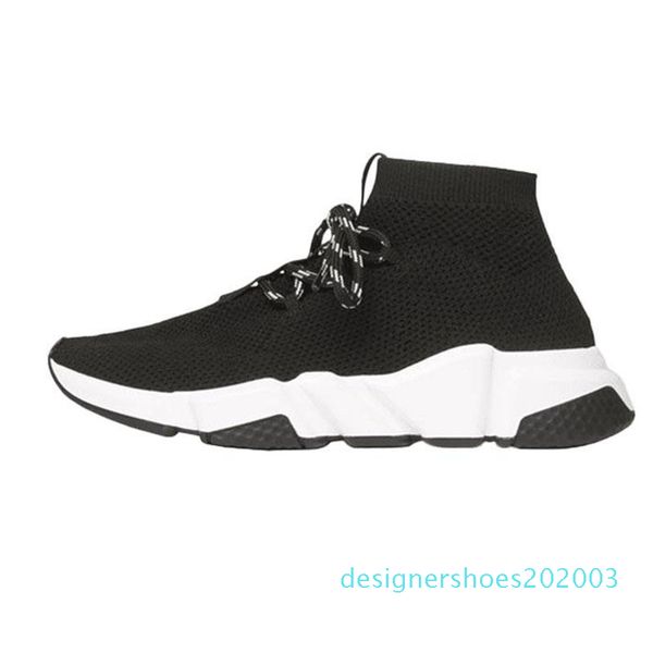 

2019 designer socks men women sneakers fashion shoes black white glitter flat mens trainers runner casual shoe size 36-45 d03