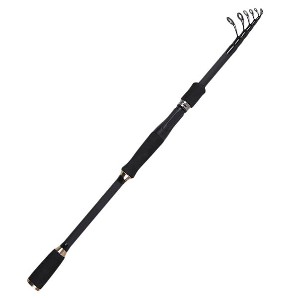 

2.7m fishing rod carbon fiber ultralight sea fishing pole portable lure spinning rods