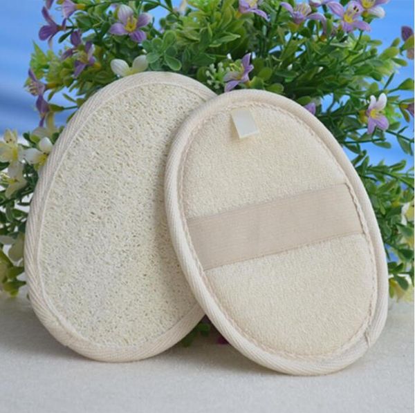 11*16 centimetri naturale luffa pad luffa scrubber rimuovere la pelle morta luffa pad spugna per la casa o hotal GD286