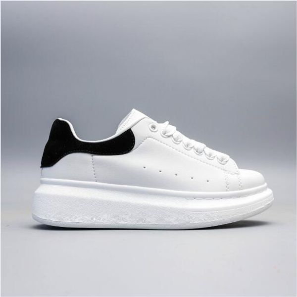

new classic brands designers women fashion low leather sneakers runners platform trainer shoes 35-44, Black