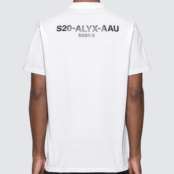 

20ss топ аль-уг 9sm письмо печать тройники удобная с коротким рукавом футболки высокого качества пара mens женщин модельера рубашки hfxhtx12, White;black