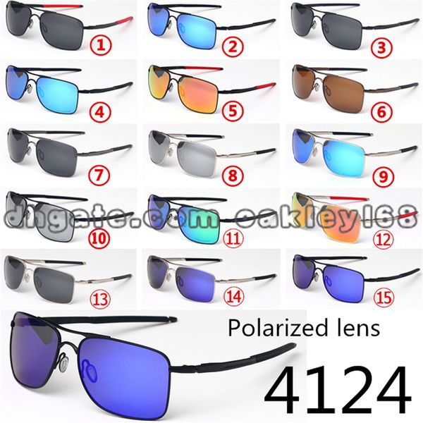 

new fashion 4124 luxury sunglasses riding polarized sunglasses men's sports sunglasses driver mirror factory direct sales, White;black