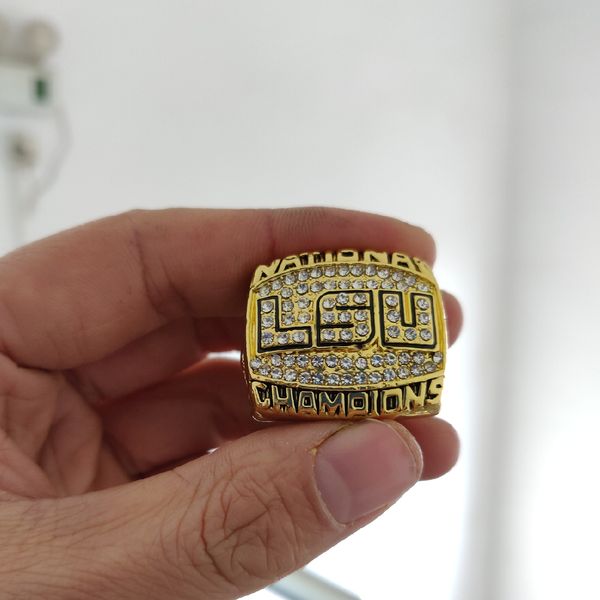 

2019 Оптовая 2003 LSU Tiger s национальный чемпионат кольцо TideHoliday подарки для друзей