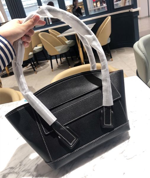 

arco knit in crossbow arc-shaped handle bag with leather weave curved genuine lady tote leather handles bag real handbag fdlfv, Red;black