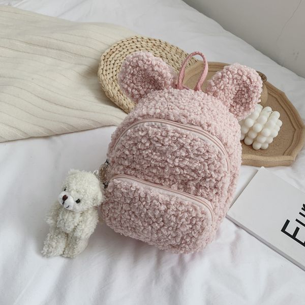 

2020 autumn and winter new cute cartoon plush children's backpack fashion casual personality mini backpack