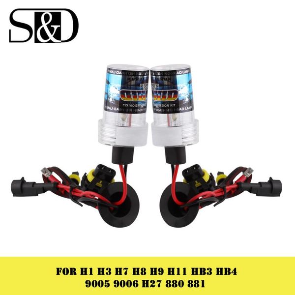 

2pcs hid xenon lamp h7 h11 h1 h3 9005 9006 880 881 h8 h9 hb3 hb4 bulb car light auto headlight fog light 35w d030