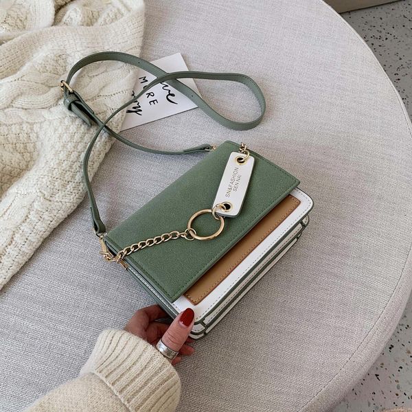

patchwork pu leather crossbody bags for women 2020 mini shoulder messenger bag fashion female travel purse and handbags sac