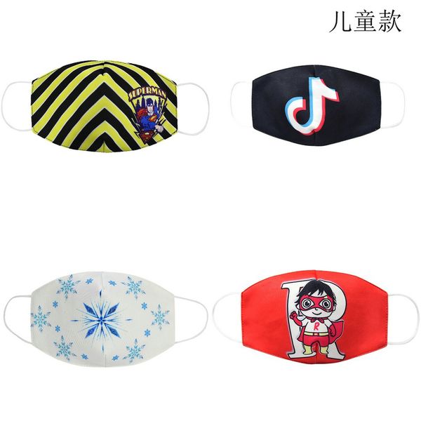 

ткань маска для лица дети партия вещи маска хлопок лицо рот маска мультфильм молодежь дети маски для малыша gapas mascarillas hotclipper fzr