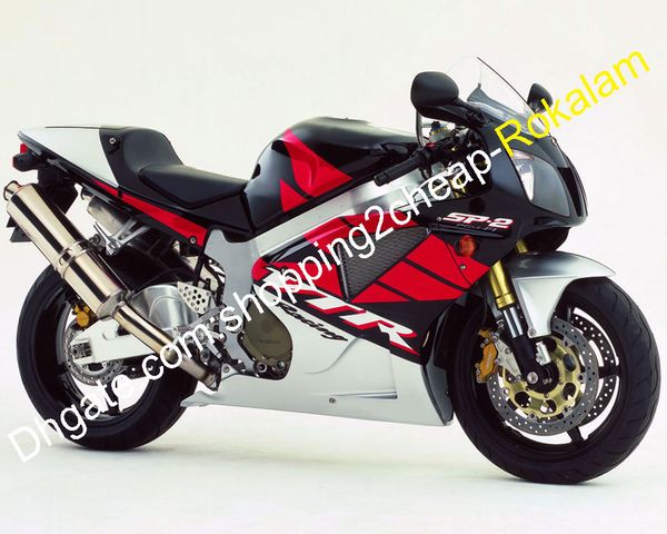 Honda Yarış Fairing Fit VTR 1000R VTR1000 VTR1000R SP1 SP-2 SP2 RC51 Kırmızı Beyaz Siyah Moto Motosiklet Kiti 2000 ~ 2006
