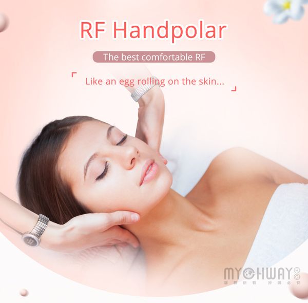 Handy Polar RF Corpo de Freqüência de Rádio Massagem Facial Sistema de Cuidados Da Pele Corpo de Drenagem Linear Detoxing Desintoxicação Relaxante Massager Dispositivo de Beleza