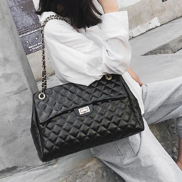 

Новые Известные Дизайнерские Женские Сумки Классические Плед Плеча Сумка Большо