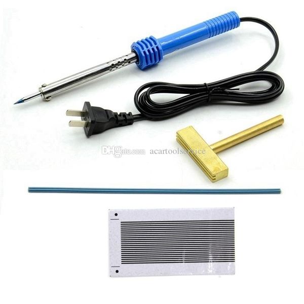 

act for saab 9-3 acc climate control unit lcd display ribbon cable soldering iron t-tip solder t-head rubber cable