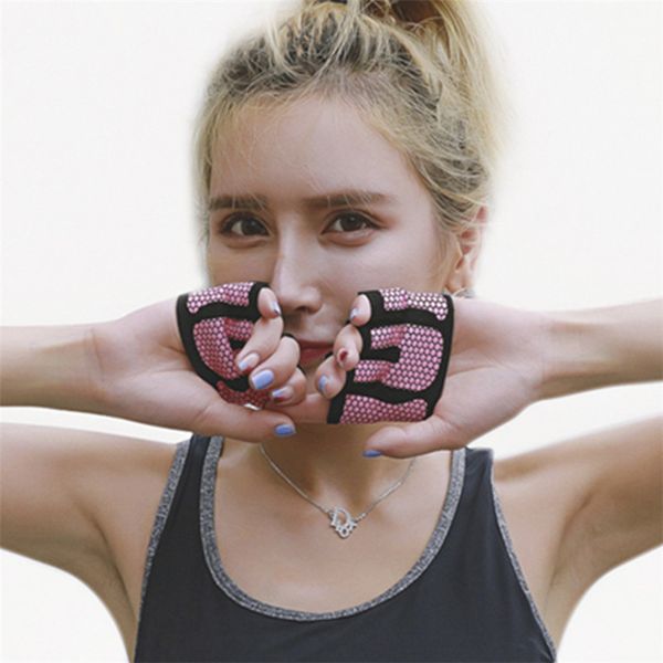 

weight lifting fitness yoga gloves for exercise gym sports half finger anti-slip fingerless bodybuilding pilates wrist glove