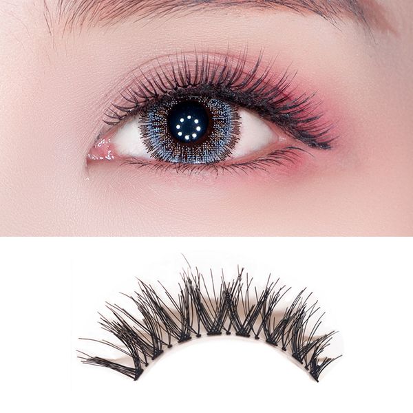 

5 pairs false eyelashes refined manual sharpening soft transparent terrier makeup eyelashes beauty maquiagem