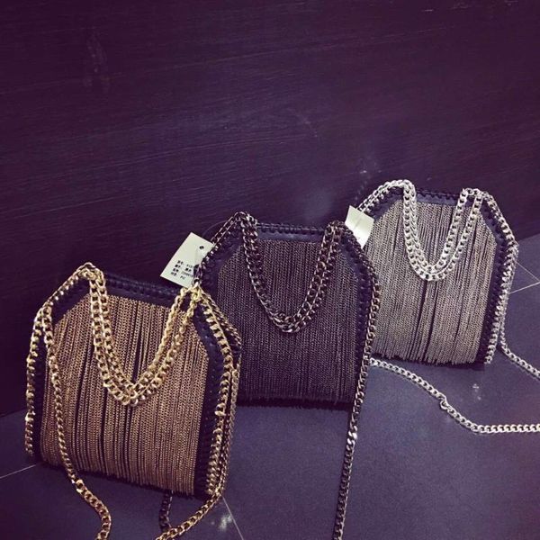 

handbags women shell bags 2016 chain tassel shoulder crossbody sac a main femme de marque