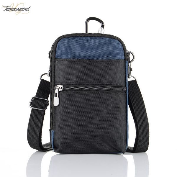 

waterproof nylon mini flap messenger bag for men casual street small shoulder phone bag holographic mens bags bolso hombre